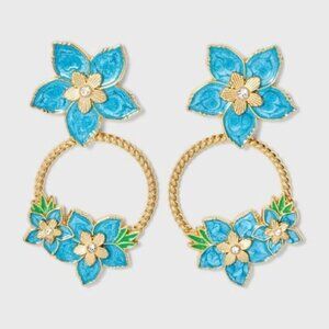 NEW! SUGARFIX by BaubleBar Best Bud Earrings - Blue